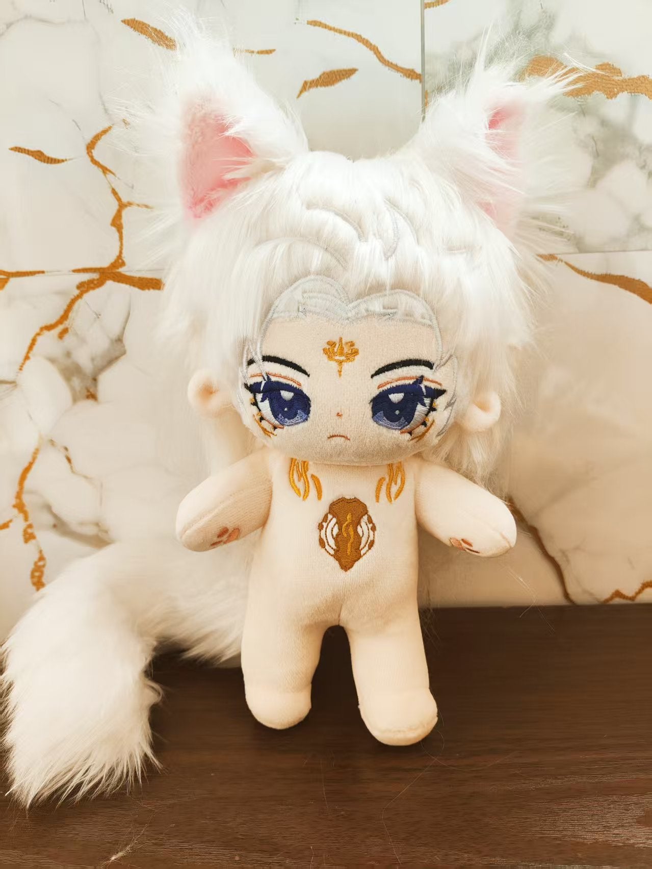 DIY Custom Plush Doll Outfit Set – Cotton Handmade Anime Style Plush Toy, Dress Up Doll with Removable Clothes, Cute Gift for Girls & Collectors [Limited Sale]