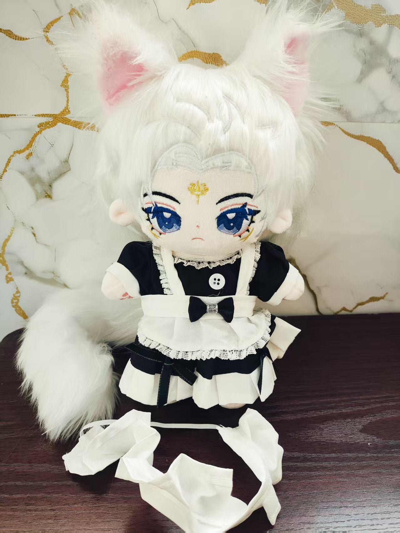 DIY Custom Plush Doll Outfit Set – Cotton Handmade Anime Style Plush Toy, Dress Up Doll with Removable Clothes, Cute Gift for Girls & Collectors [Limited Sale]